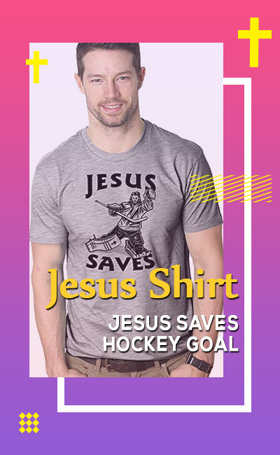 jesus saves shirt hockey